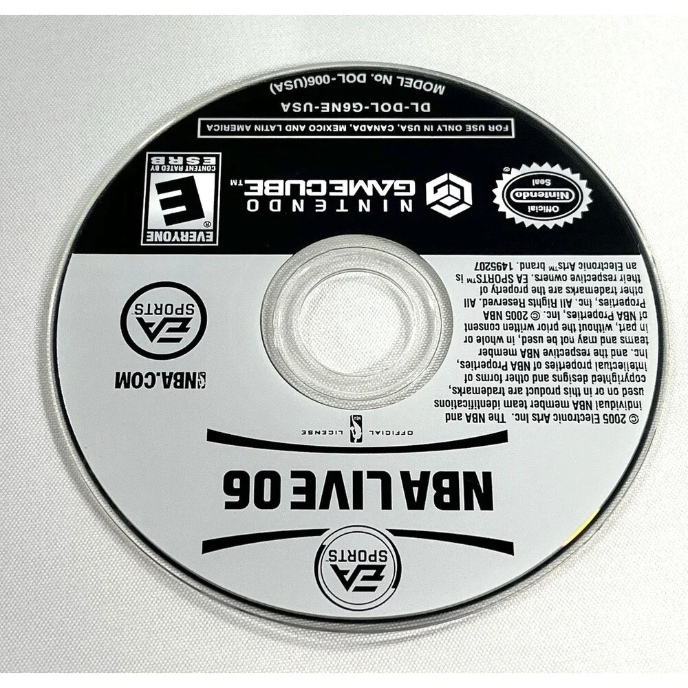 NBA Live 2005 EA Sports Nintendo GameCube Disc Only Tested